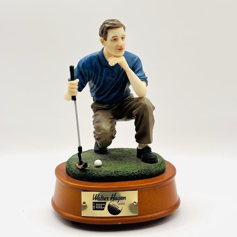 Walter Hagen Golf Classic 2003 8" Whimsical Golfer Detailed Old Man Figurine